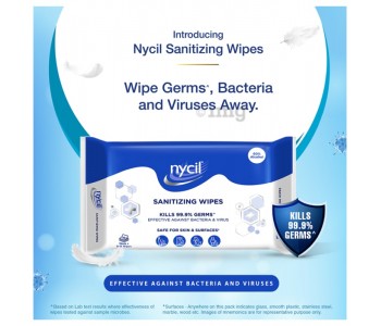 NYCIL SANITIZING WIPES